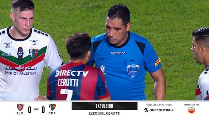 Imagen de vista previa para San Lorenzo - Palestino 0 - 0 | EXPULSIÓN - Ezequiel Cerutti