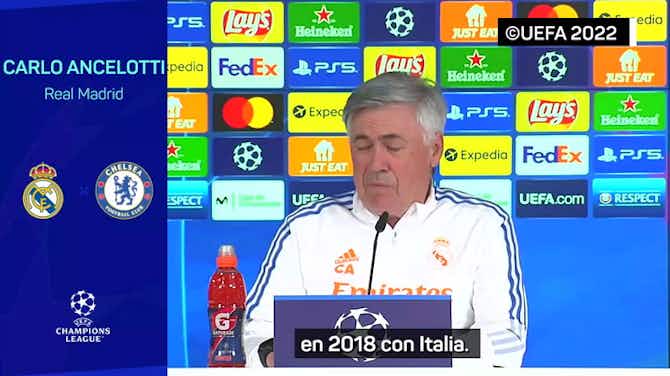 Imagen de vista previa para Ancelotti recuerda su llegada hace un año: "No podía decir que no a la llamada del Real Madrid"