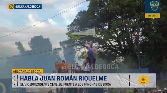 Preview image for Boca Juniors - Quand Riquelme pousse la chansonnette avec les supporters