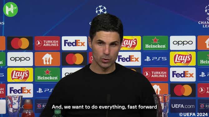 Image d'aperçu pour Despite elimination, Arteta believes Arsenal can learn from experience