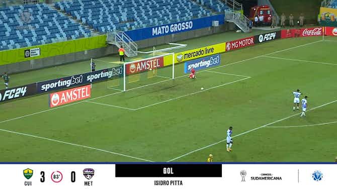 Vorschaubild für Cuiabá - Metropolitanos 3 - 0 | GOL - Isidro Pitta