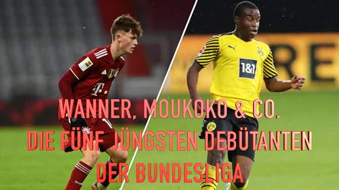 Vorschaubild für Moukoko, Wanner und Co. - Die fünf jüngsten Bundesliga-Debütanten