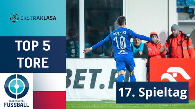 Vorschaubild für Sorescu-Solo und Wolski-Weitschuss! I Top 5 Tore I 17. Spieltag I Ekstraklasa