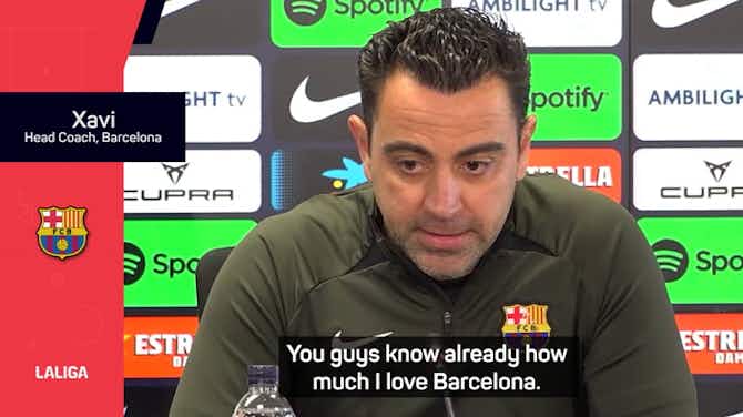 Imagen de vista previa para Xavi explains Barcelona U-turn