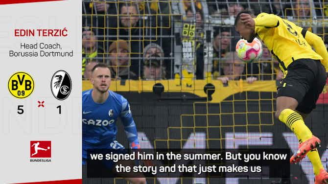 Preview image for Haller's goal means so much to everyone - Dortmund coach Terzić