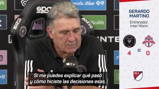 Imagen de vista previa para Martino explica las lesiones de Messi y Alba: "Son fatigas"