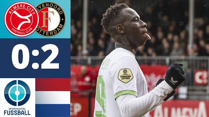 Vorschaubild für Doppelpack von Minteh! Feyenoord siegt auswärts gegen Almere | Almere City - Feyenoord Rotterdam