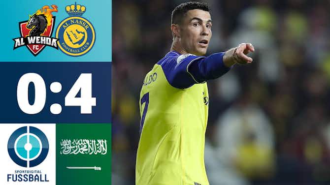Vorschaubild für CR7-Wahnsinn! Ronaldo glänzt mit Viererpack | Al-Wehda FC - Al-Nassr FC