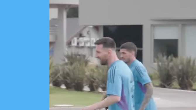 Preview image for Argentina’s return to training after World Cup victory