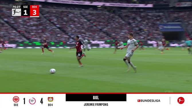 Imagem de visualização para Eintracht Frankfurt - Bayer Leverkusen 1 - 4 | GOL - Jeremie Frimpong