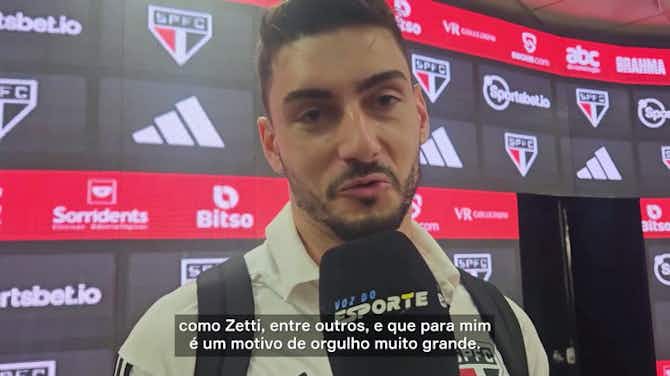 Preview image for Rafael comemora bom momento e carinho do torcedor do São Paulo
