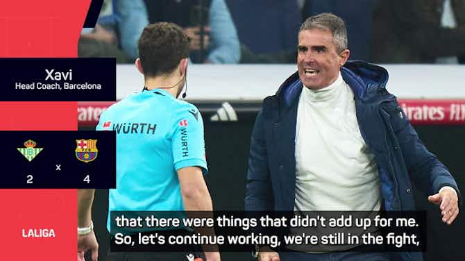 Pratinjau gambar untuk 'Things don't add up' - Barca's Xavi vents on decisions after Real Madrid win