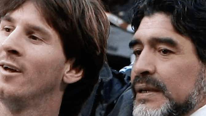 Imagen de vista previa para Messi y Maradona: sus números en los Mundiales