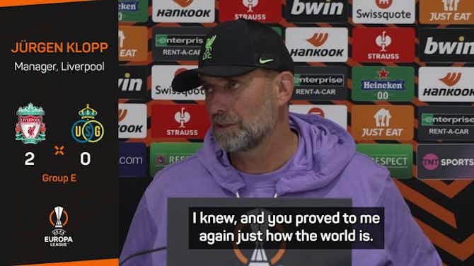 Anteprima immagine per Liverpool have moved on from VAR and Tottenham loss - Klopp