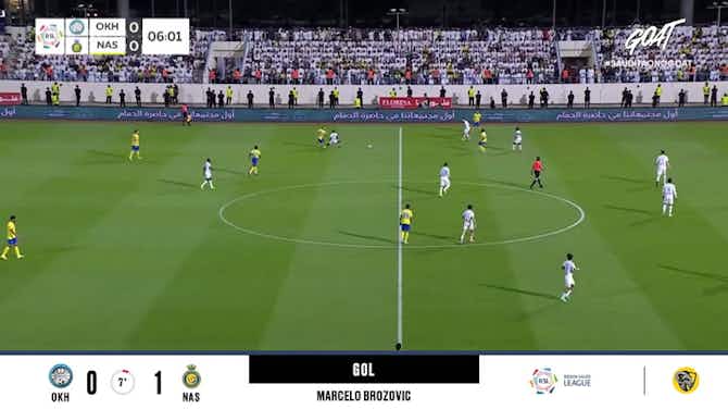 Preview image for Al-Akhdoud - Al-Nassr 0 - 1 | GOL - Marcelo Brozovic