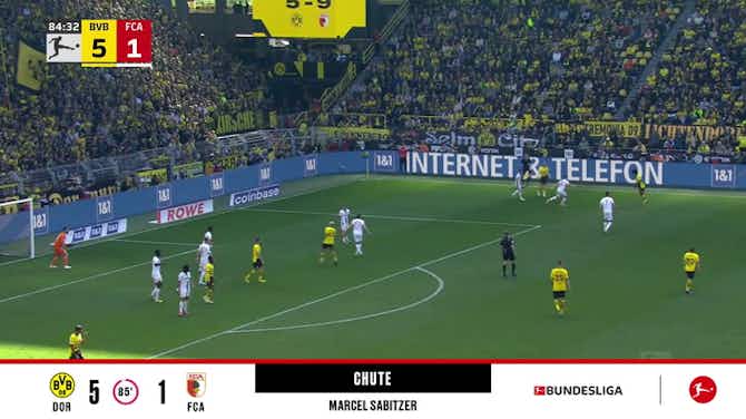 Imagem de visualização para Borussia Dortmund - Augsburg 5 - 1 | CHUTE - Marcel Sabitzer