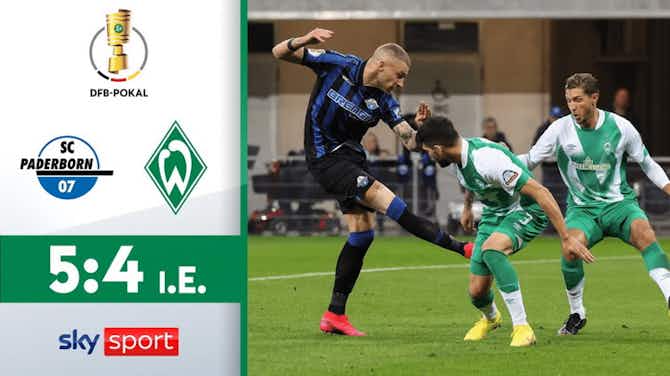 Vorschaubild für SC Paderborn 2:2 Werder Bremen (5:4) | Highlights - 2. Runde | DFB-Pokal 2022/23