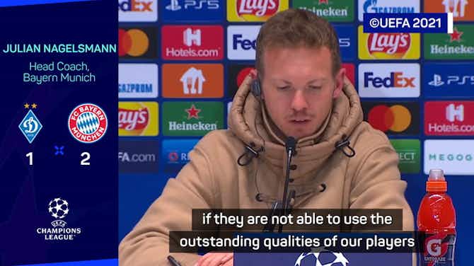 Preview image for Nagelsmann understands Bayern's decision to freeze payments to unvaccinated stars