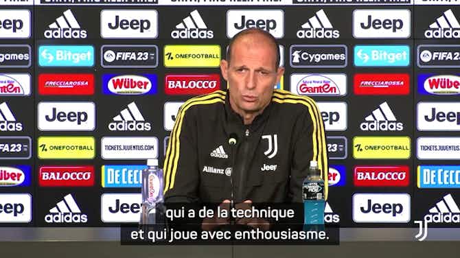 Image d'aperçu pour Juventus - Allegri : "Le Sporting CP ? Une bonne équipe qui a de la technique"