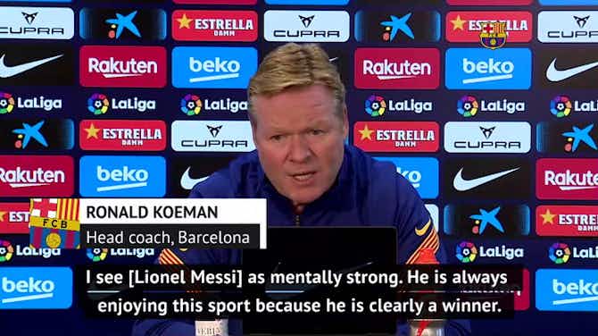 Preview image for Messi is 100 per cent focused for Barcelona - Koeman