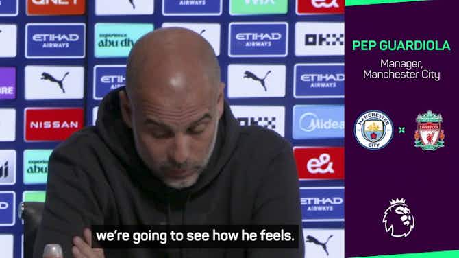 Preview image for 'Wait and see!' - Guardiola provides Haaland and Foden injury updates