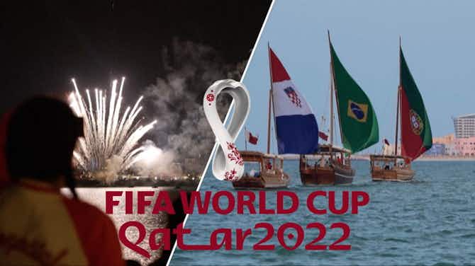 Vorschaubild für Mit Feuerwerk und Booten: Katar bereitet sich auf Viertelfinals vor
