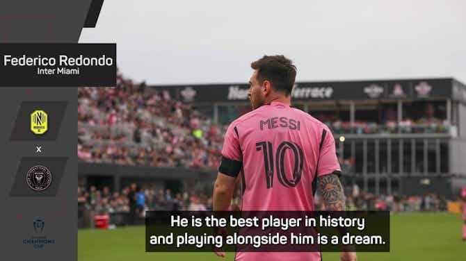 Pratinjau gambar untuk Redondo living the dream of playing with Messi and Busquets