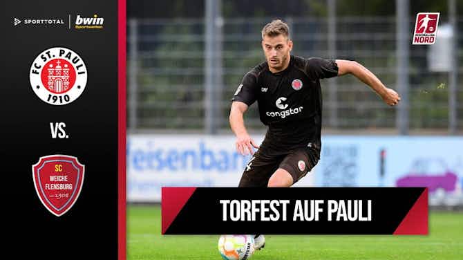 Vorschaubild für Kurze Hoffnung nach Anschlusstreffer! | FC St. Pauli II - SC Weiche Flensburg 08 | Regionalliga Nord