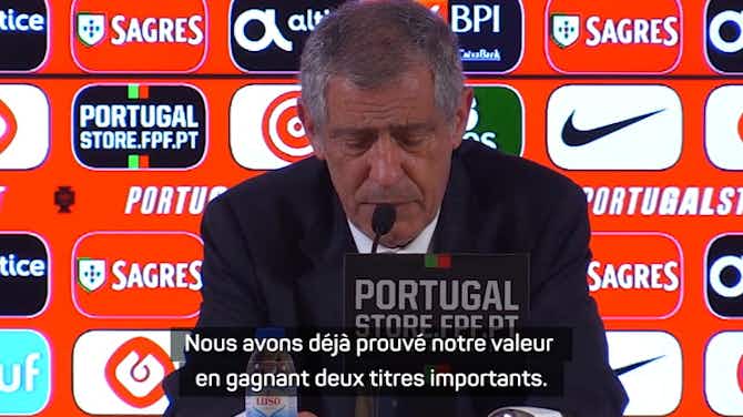 Image d'aperçu pour CdM 2022 - Santos : "Le Portugal fera partie des prétendants au titre"