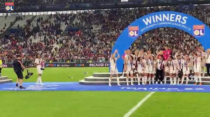 Imagem de visualização para Lyon comemora oitava conquista da Champions Feminina 