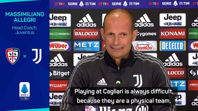 Preview image for Allegri expects Cagliari to make life difficult for Juve