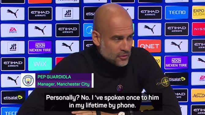 Preview image for Guardiola 'will need a nap' after discussing the next United manager