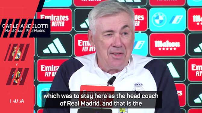 Preview image for Continuing as Madrid manager is my Christmas present - Ancelotti