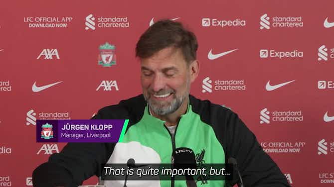 Preview image for 'It's the dentist!' - Klopp interrupted by journalist's phone