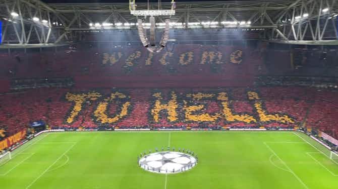 Anteprima immagine per I tifosi del Galatasaray accolgono il Manchester United: "Welcome to Hell"