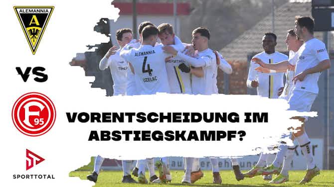 Vorschaubild für Vorentscheidung im Abstiegskampf? | Alemannia Aachen vs. Fortuna Düsseldorf II | Regionalliga West