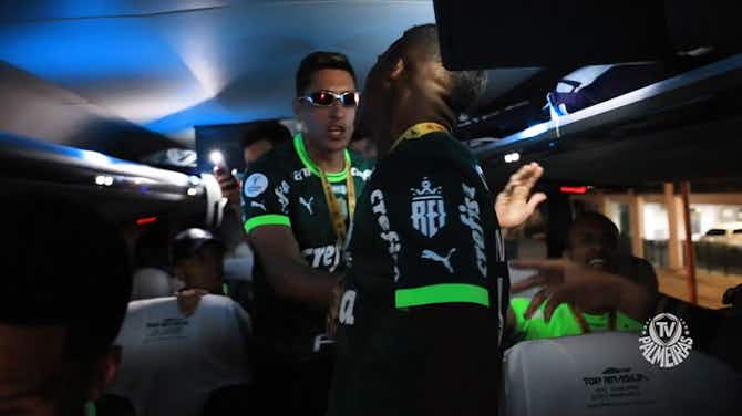 Imagem de visualização para Bastidores do título: a festa do Palmeiras após a Supercopa