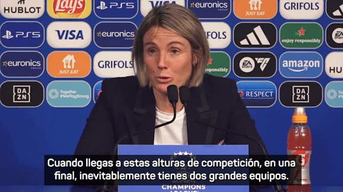 Imagen de vista previa para Sonia Bompastor (Olympique Lyon): "El Barcelona es un gran equipo"