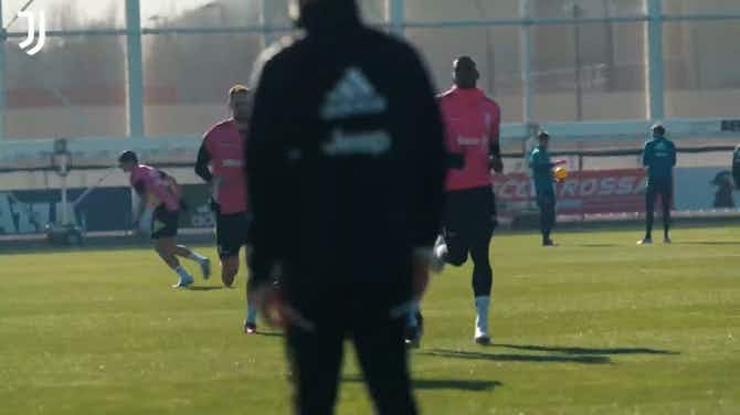 Imagen de vista previa para Pogba de vuelta en el entrenamiento de la Juve