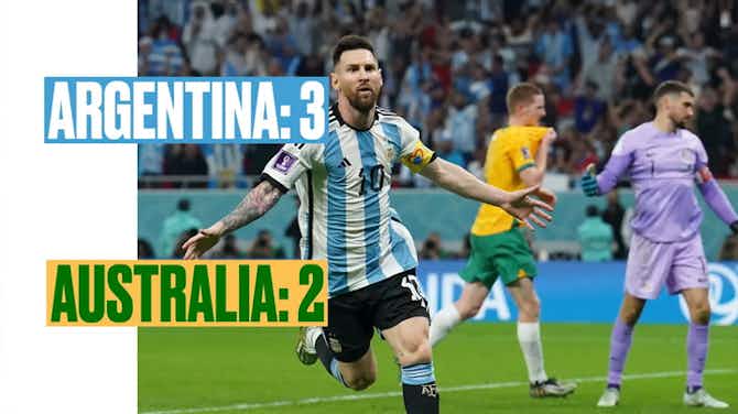 Anteprima immagine per Messi illumina e manda l'Argentina ai quarti di finale