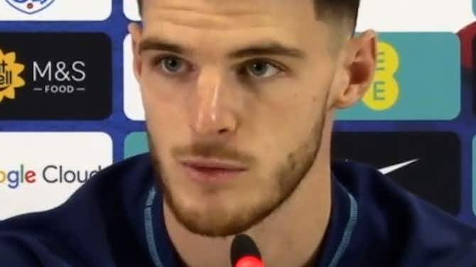 Preview image for Declan Rice : 'Senegal will be the toughest test for England so far'