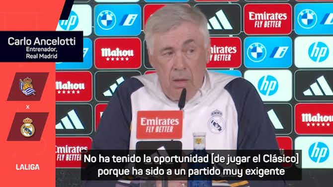 Vorschaubild für Ancelotti, en titulares: "Vinicius tiene la humildad necesaria para mejorar"