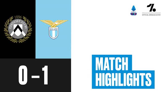 Anteprima immagine per Serie A: Udinese 0-1 Lazio