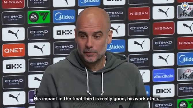 Anteprima immagine per Guardiola lauds Foden and Man City's Academy role in club success