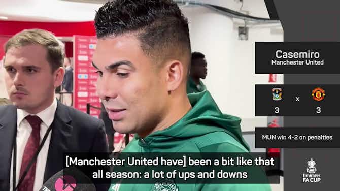Anteprima immagine per Casemiro struggles to explain 'difficult' United season
