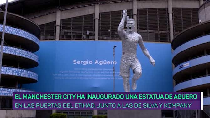 Imagen de vista previa para El City inaugura la estatua del Kun Agüero