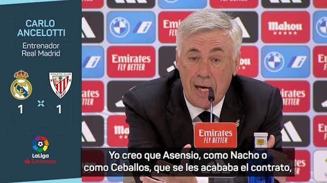 Imagen de vista previa para Ancelotti explica las salidas de Asensio, Hazard y Mariano