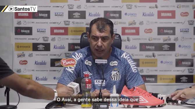 Imagem de visualização para Carille comemora "vitória consistente" do Santos sobre Avaí