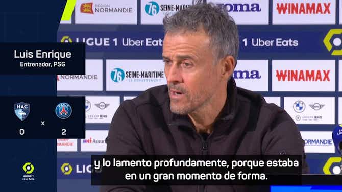 Imagen de vista previa para Luis Enrique habla de la lesión de Fabián y el debut de Arnau Tenas