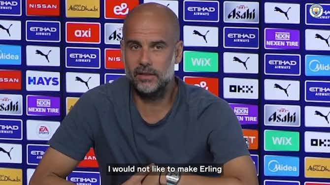 Preview image for Guardiola: 'I think Erling can become a better player'